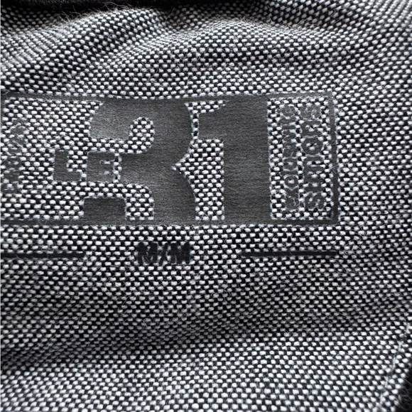 SIMONS LE 31 Men's Black Organic Cotton Polo Shirt - M - Picture 9 of 11